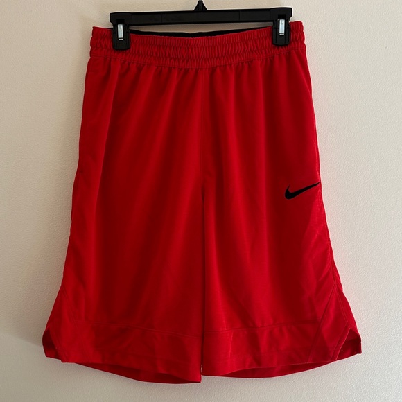 NWT Nike Red Dri-FIT basketball Shorts men's medium - Picture 1 of 4